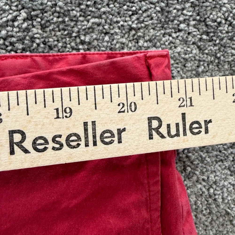 Bills Khakis Mens M2 Standard Fit Red Cotton Stretch Pants Model 2 Size 42 NEW